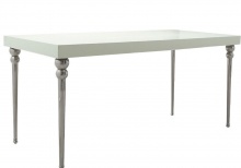 Dupont Communal Highboy Chrome & White