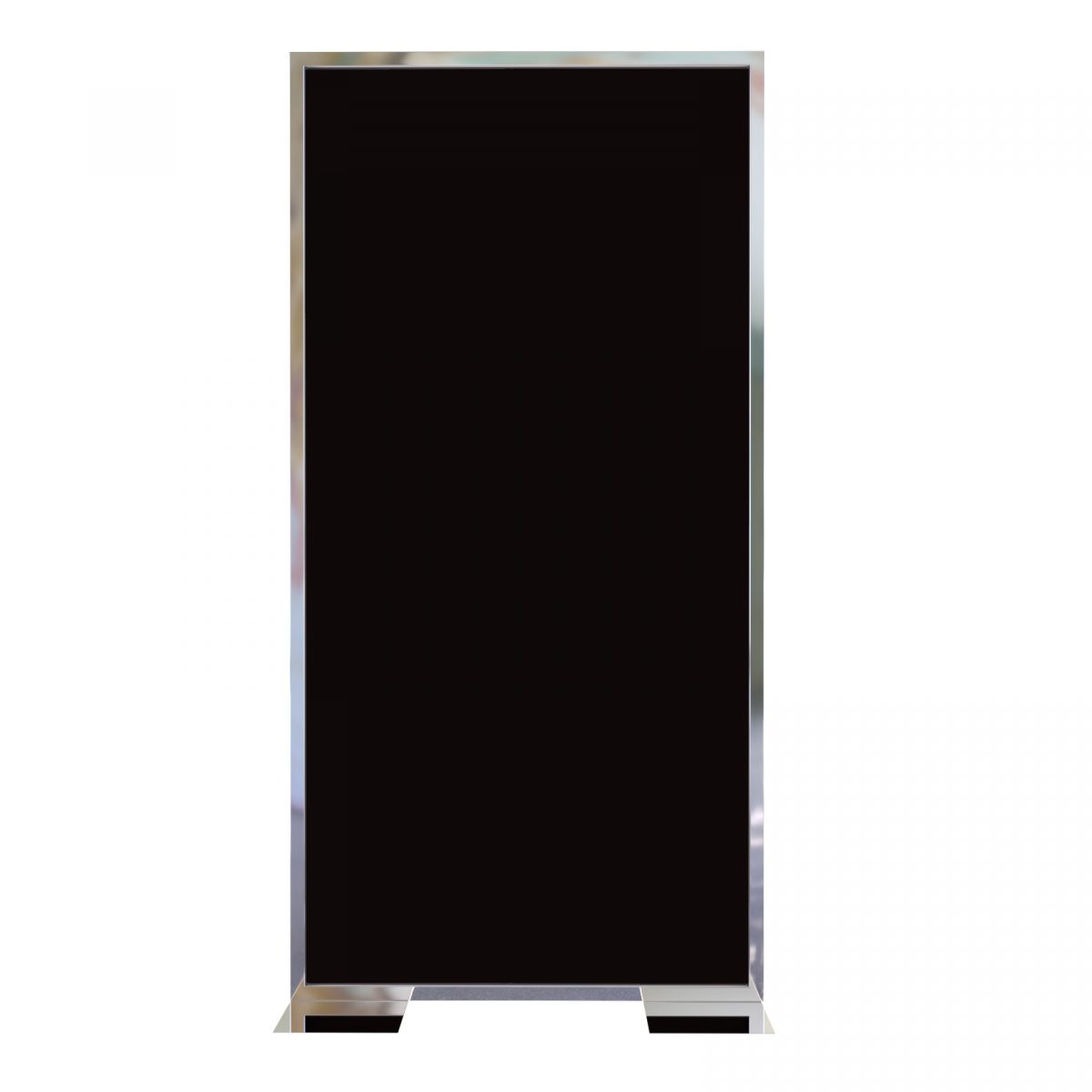 Plain Panel Silver Frosted