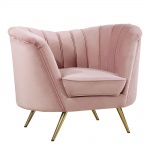 Arbow Accent Chair Pink