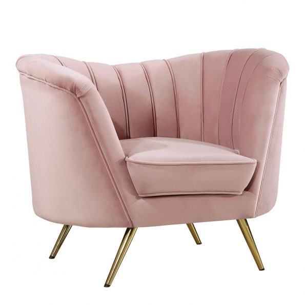 Arbow Accent Chair Pink
