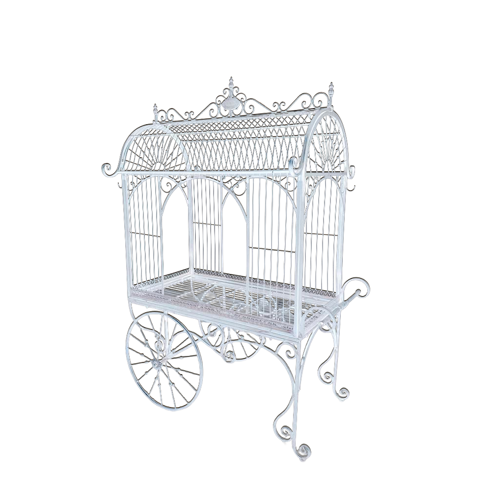 Garden Flower Cart White