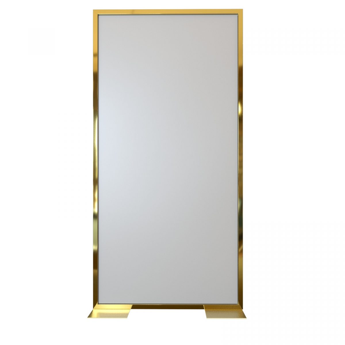 Plain Panel Gold White