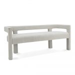 Boucle Bench White